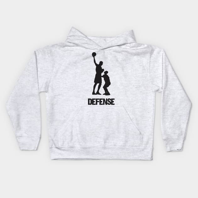 Defense - Basketball Shirt Kids Hoodie by C&F Design